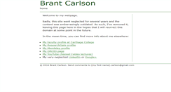 Desktop Screenshot of becarlson.com